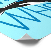 Rett der Wale Poster (Ecke)