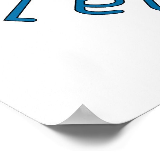 Rett der Wale Poster (Ecke)