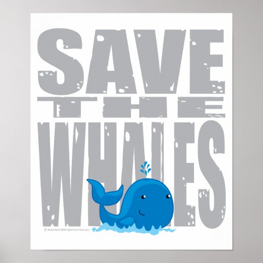 Rett der Wale Poster (Vorne)