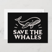 Rett der Wale Postkarte (Vorne/Hinten)