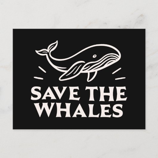 Rett der Wale Postkarte (Vorderseite)