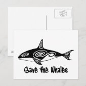 Rett der Wale Postkarte (Vorne/Hinten)