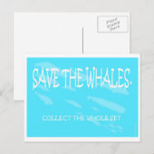 rett der Wale Postkarte (Vorne/Hinten)