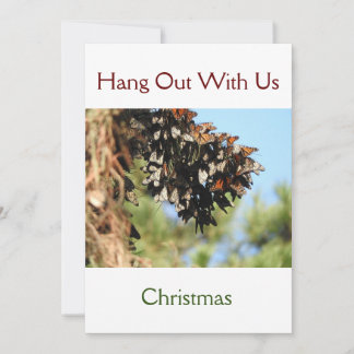 Rett der Weihnachtseinladungskarte der Schmetterli Einladung