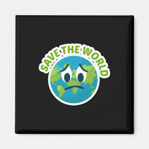 Rett der Welt für Umweltschutzfans L Magnet