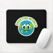Rett der Welt für Umweltschutzfans L Mousepad (Mit Mouse)