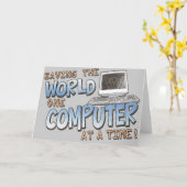 Rett der Welt Karte (Gelbe Blume)