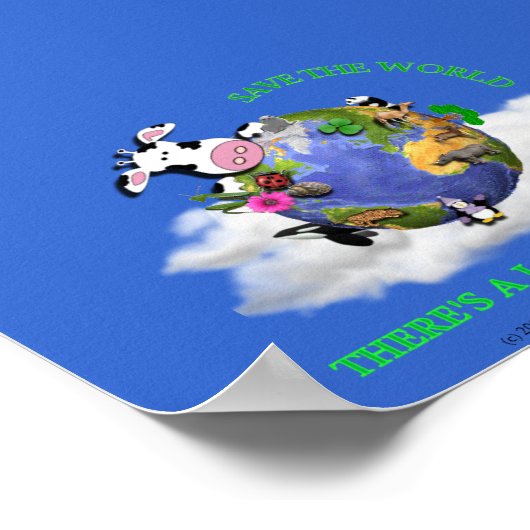 Rett der Welt Poster (Ecke)