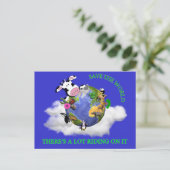 Rett der Welt Postkarte (Stehend Vorderseite)