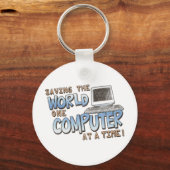 Rett der Welt Schlüsselanhänger (Vorderseite)