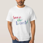 Rett der Welt T-Shirt (Vorderseite)