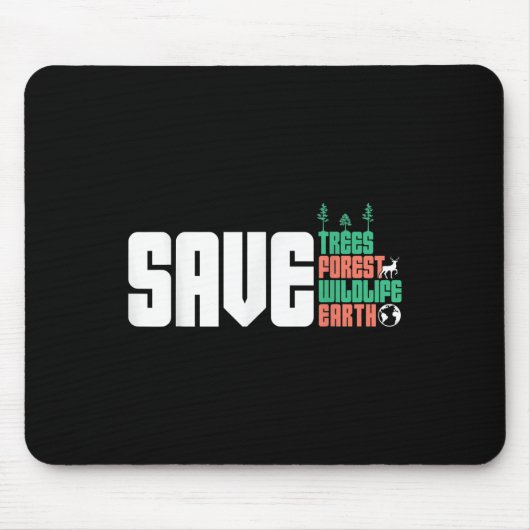 Rett der Weltnaturschutzstrategie Mousepad (Vorne)