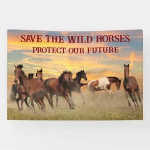Rett der Wildpferde Banner