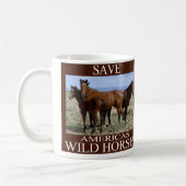 Rett der Wildpferde Kaffeetasse (Links)