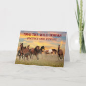 Rett der Wildpferde Karte (Vorderseite)