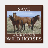 Rett der Wildpferde Magnet (Vorne)