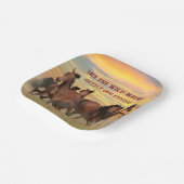 Rett der Wildpferde Pappteller (Gewinkelt)