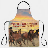 Rett der Wildpferde Schürze (Vorderseite)