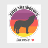 Rett der Wölfe Aufkleber (Blatt)