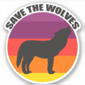 Rett der Wölfe Aufkleber (Vorderseite)