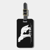 Rett der Wölfe Gepäckanhänger (Vorderseite vertikal)