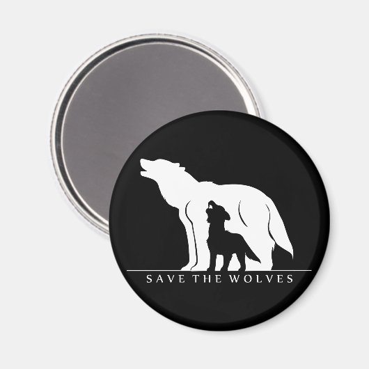 Rett der Wölfe Magnet (Vorderseite/Rückseite)