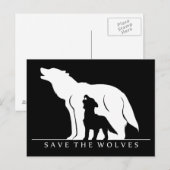 Rett der Wölfe Postkarte (Vorne/Hinten)