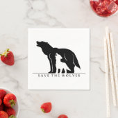 Rett der Wölfe Serviette (Beispiel)