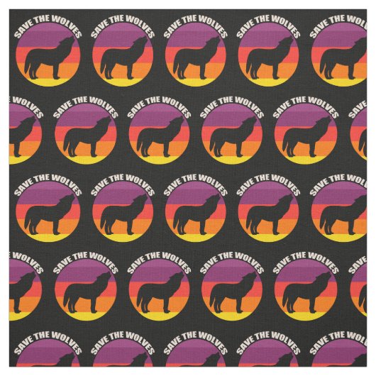 Rett der Wölfe Stoff (Muster)