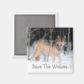 RETT DER WOLVES MAGNET (Vorderseite/Rückseite)