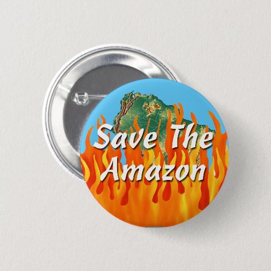 Rett des Amazonas Button (Vorne & Hinten)