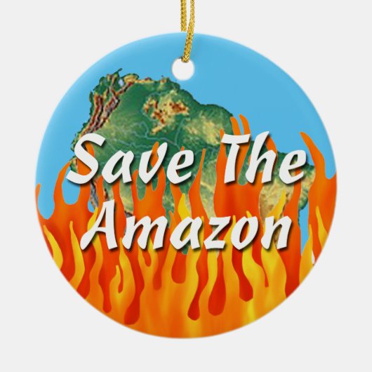 Rett des Amazonas Keramik Ornament (Vorne)