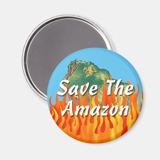Rett des Amazonas Magnet (Vorderseite/Rückseite)