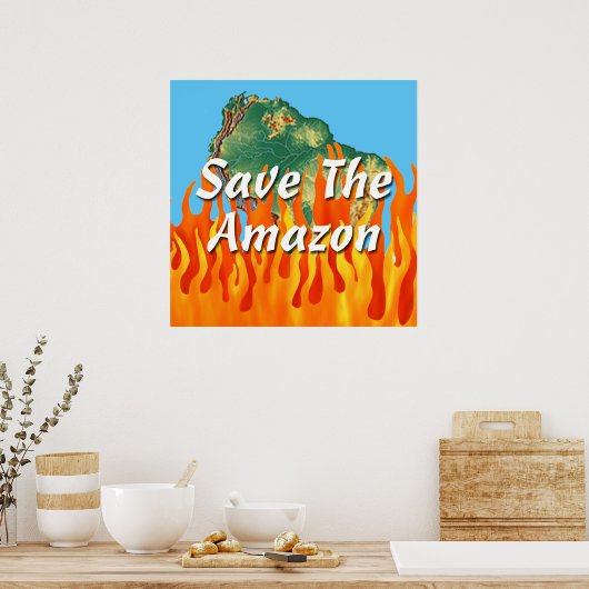 Rett des Amazonas Poster (Küche)