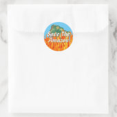 Rett des Amazonas Runder Aufkleber (Tasche)