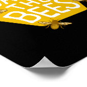 Rett des Bees Apiary Shirt Bee Beekeeper Earth Day Poster (Ecke)