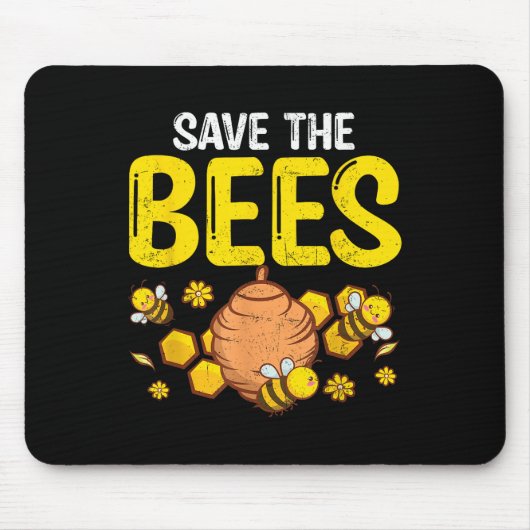 Rett des Bees Environmental Protection Earth Day G Mousepad (Vorne)