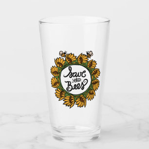 Rett des Bienen-Earth-Tages Glas