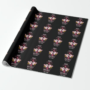 Rett des Brustkrebs der Boobienen - FrauenHallowee Geschenkpapier