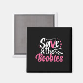 Rett des Brustkrebses A der Boo-Babys Magnet (Vorderseite/Rückseite)