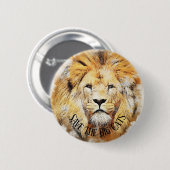 Rett des Buttons "Big Cats Lions Animal Rights" (Vorne & Hinten)