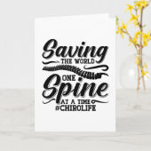 Rett des Chiropraktikers der Spine Karte (Gelbe Blume)