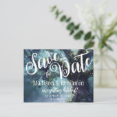 Rett des Datums der Treppenleuchten der verzaubert Postkarte (Stehend Vorderseite)