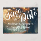 Rett des Datums der Treppenleuchten der verzaubert Postkarte (Vorderseite)