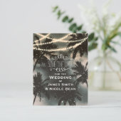 Rett des Datums der verzauberten nächtlichen Sky P Ankündigungspostkarte (Stehend Vorderseite)