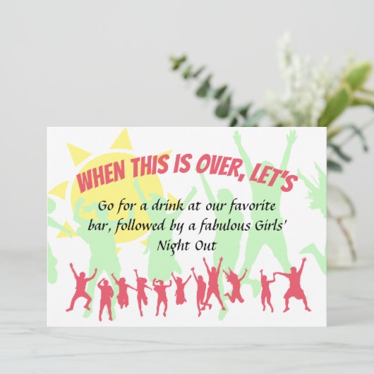 Rett des Datums, WENN DIESE ÜBERSCHREITUNG NACH DE Einladung (Stehend Vorderseite)