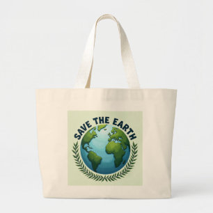 Rett des Earth Earth Earth Design Öko Bags Jumbo Stoffbeutel