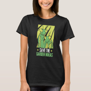 Rett des Garteninsekts Ninjas Entomologie T-Shirt