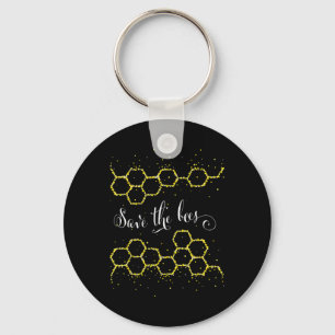 Rett des Geschenks für den Schutz der Bienen vor U Schlüsselanhänger