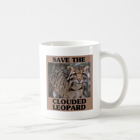 Rett des getrübten Leoparden Kaffeetasse (Rechts)